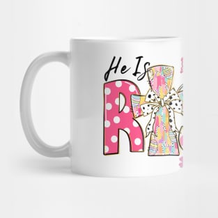 "He Is Risen" Easter Religious, Spring Theme Mug